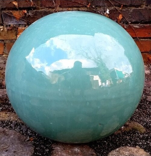 Kula ceramiczna seledynowa 40