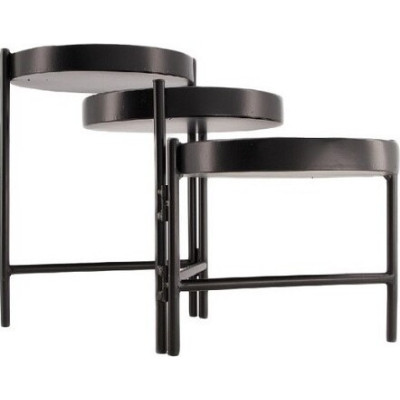 Stojak Boho składany potrójny czarny