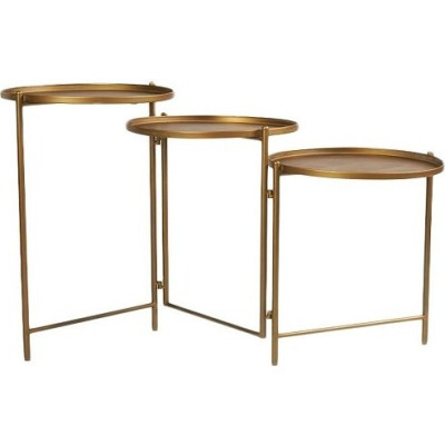 Stojak Boho składany potrójny złoty