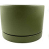 Doniczka Gładka walec oliwka