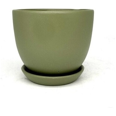 Doniczka Gładka klasyczna oliwka