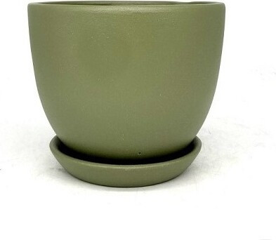 Doniczka Gładka klasyczna oliwka