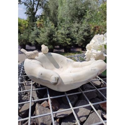 Poidełko Dłoń z ptaszkami