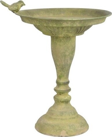 Poidełko metalowe na nóżce postarzane