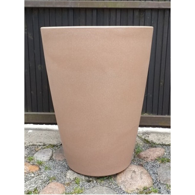 Donica włoska wazon niski havana