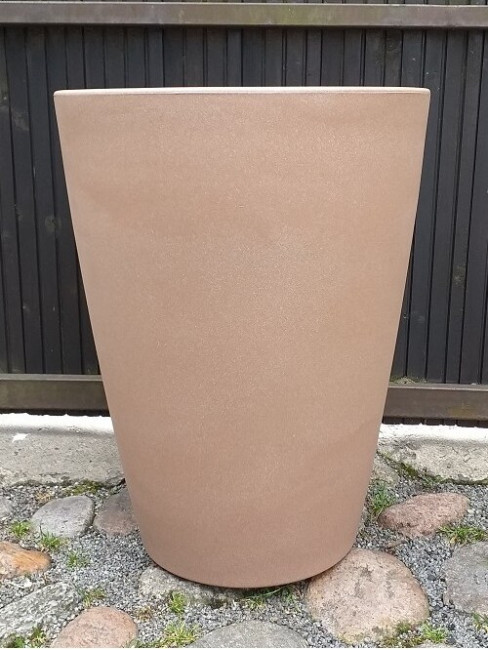 Donica włoska wazon niski havana