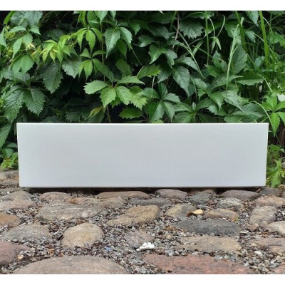 Skrzynka biała prostokątna