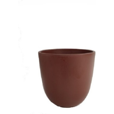 Doniczka Tusca brąz mat