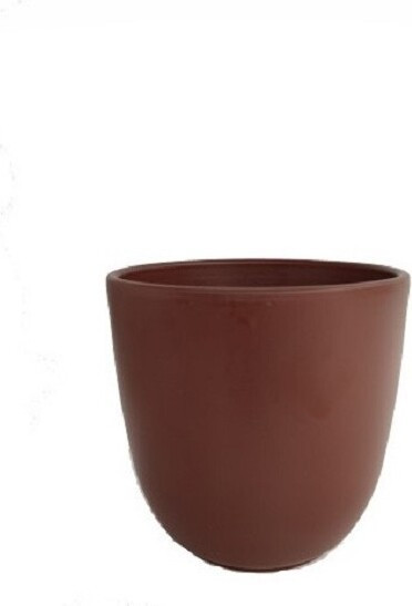 Doniczka Tusca brąz mat