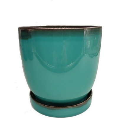 Doniczka Bao mini turkus połysk