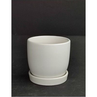 Doniczka Bao mini biała mat