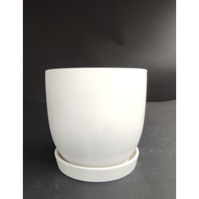 Doniczka Bao mini biała mat