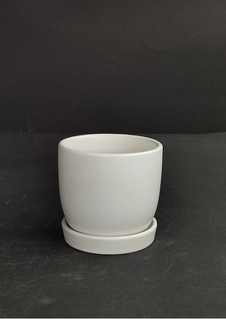 Doniczka Bao mini biała mat