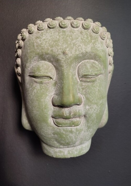 Doniczka Etno Budda zielona ścienna