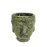 Doniczka Etno Budda zielona