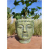 Doniczka Etno Budda zielona