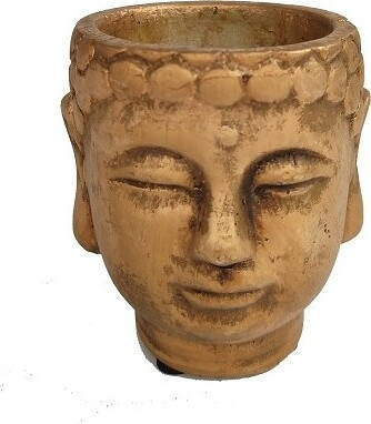 Doniczka Etno Budda brąz