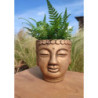 Doniczka Etno Budda brąz