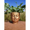 Doniczka Etno Budda brąz