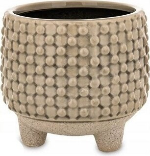 Doniczka Doris na nóżkach beż