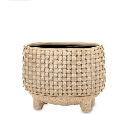 Doniczka Doris na nóżkach beż podłużna