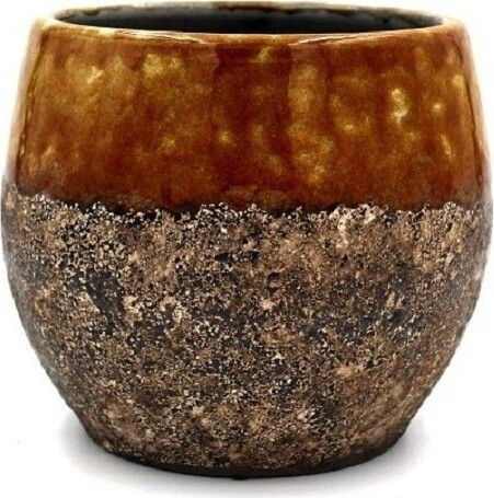 Doniczka Lindy żółta