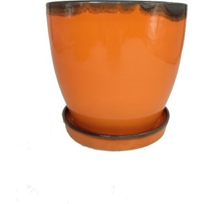 Donica Bao smukła pomarańczowa połysk