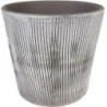 Doniczka stożek szary drapany