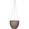 Doniczka Tusca wisząca taupe