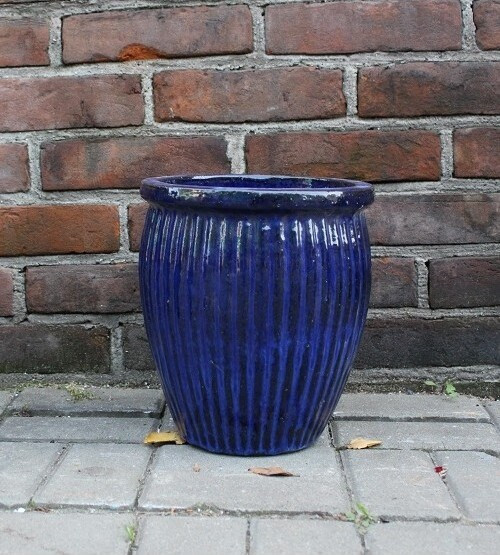 Donica wazon Acapulco niebieska