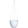 Doniczka Tusca wisząca biała