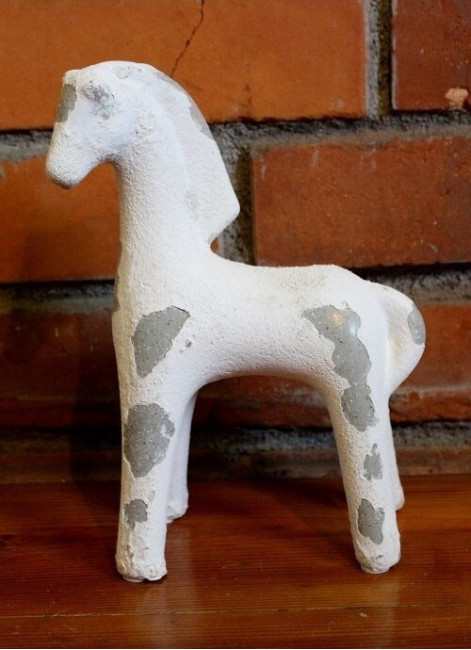 Koń Caballo biały duży