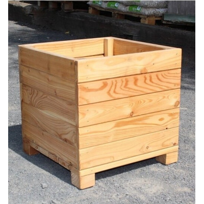 Donica drewniana kwadrat natura