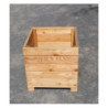 Donica drewniana kwadrat natura