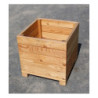 Donica drewniana kwadrat natura