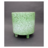 Doniczka Shalin na nóżkach zielona