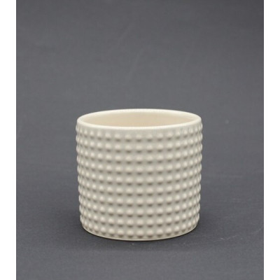 Doniczka Dot walec beż