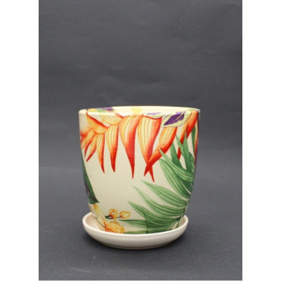 Doniczka Nova Kalka kolorowe liście