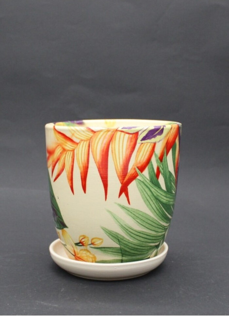 Doniczka Nova Kalka kolorowe liście