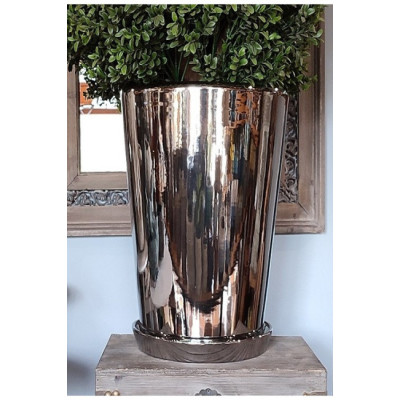 Donica Szalin stożek srebrna mirror