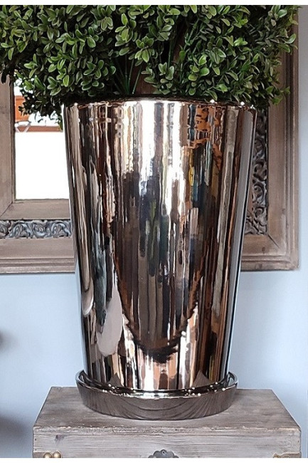 Donica Szalin stożek srebrna mirror