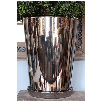 Donica Szalin stożek srebrna mirror