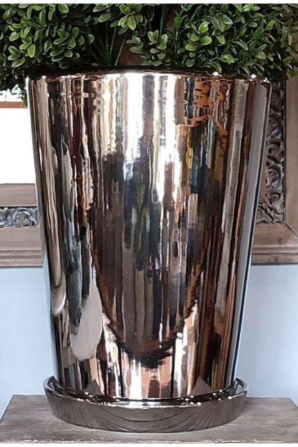 Donica Szalin stożek srebrna mirror