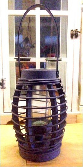 Latarenka drewniana grafitowa