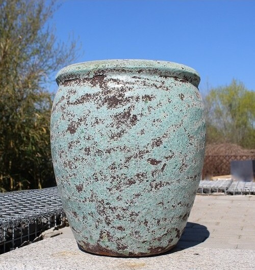 Donica waza vulcano zielona