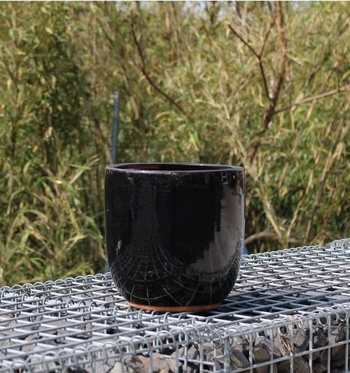 donica Shanghai smukła czarna