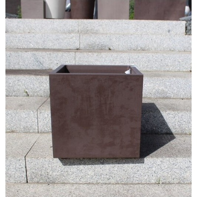 Donica MILA sześcian ciemny brąz