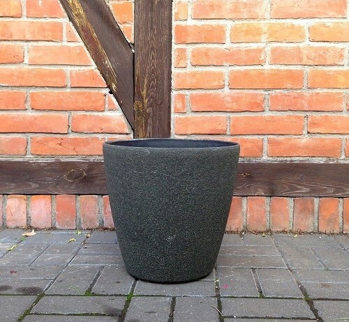 Donica okrągła czarna