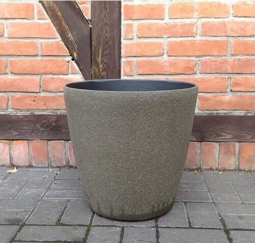 Donica okrągła mokka