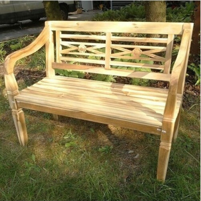 Ławka Lawenda natura - 115 cm